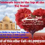 Celebrate Valentines Day in The Taj Mahal