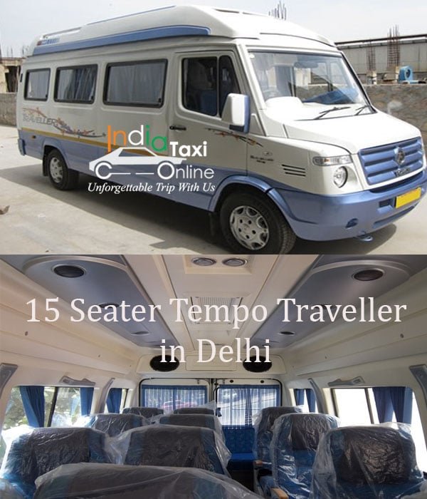 tempo traveller 15 seater rent per km