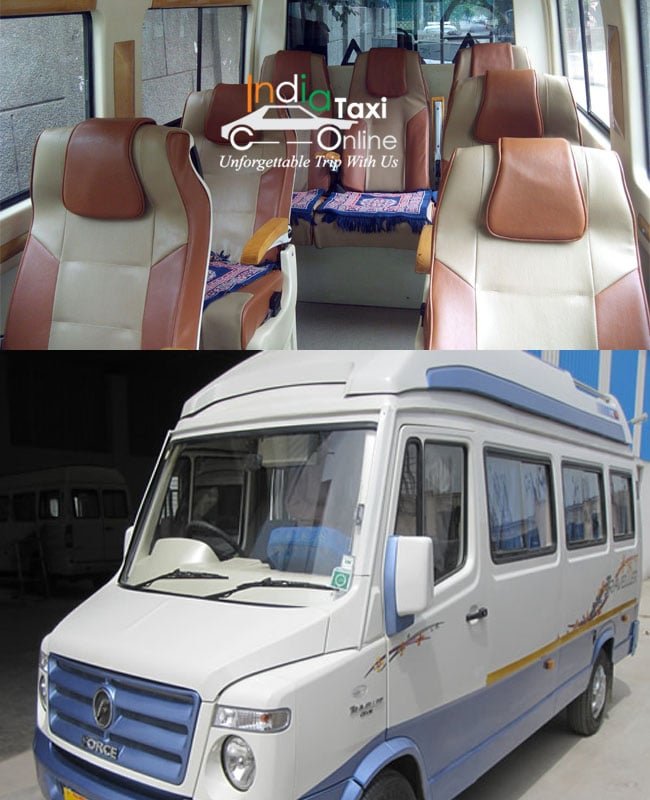 7 Seater Tempo Traveller on ren tin delhi