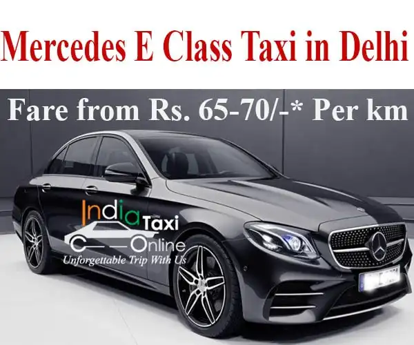 Mercedes E Class Class Rental in Delhi
