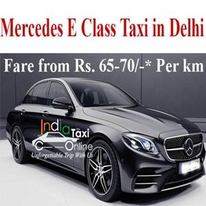 Mercedes e class rent delhi-