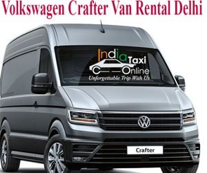 12 seater crafter on hire rent Delhi