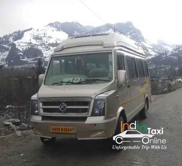 tempo traveller in Delhi from India Taxi Online