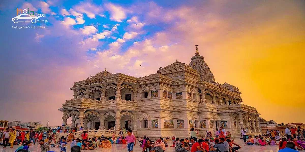 An Unforgettable Day Trip: Delhi to Agra, Mathura, and Vrindavan with India Taxi Online
