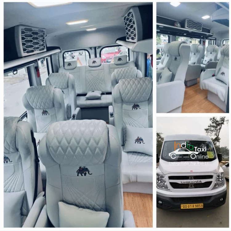 9 Seater Urbania Tempo Traveller on Rent in Delhi