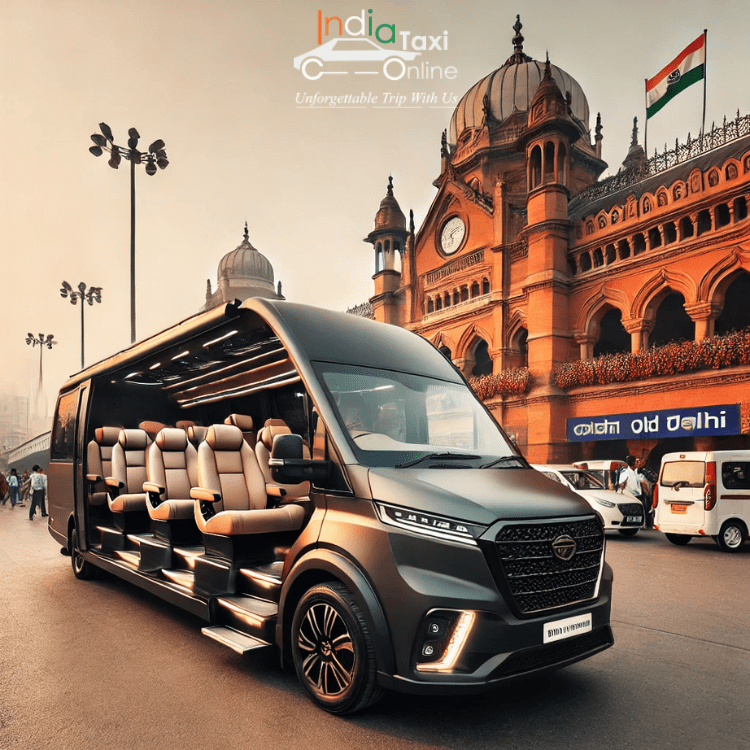 Tempo Traveller on Rent at Old Delhi Railway Station