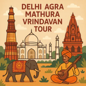 Delhi to Agra Mathura Vrindavan One Day Tour