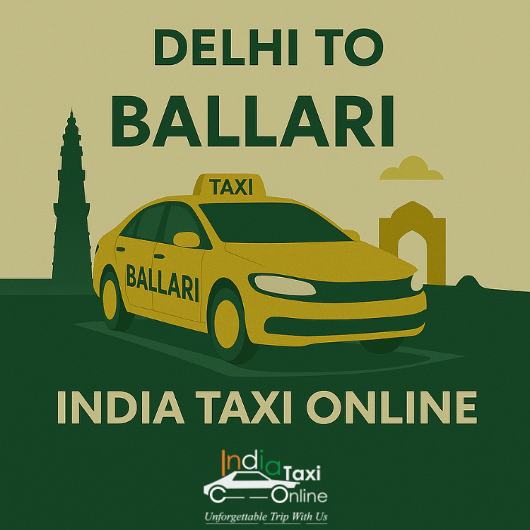 Delhi to Ballari Taxi