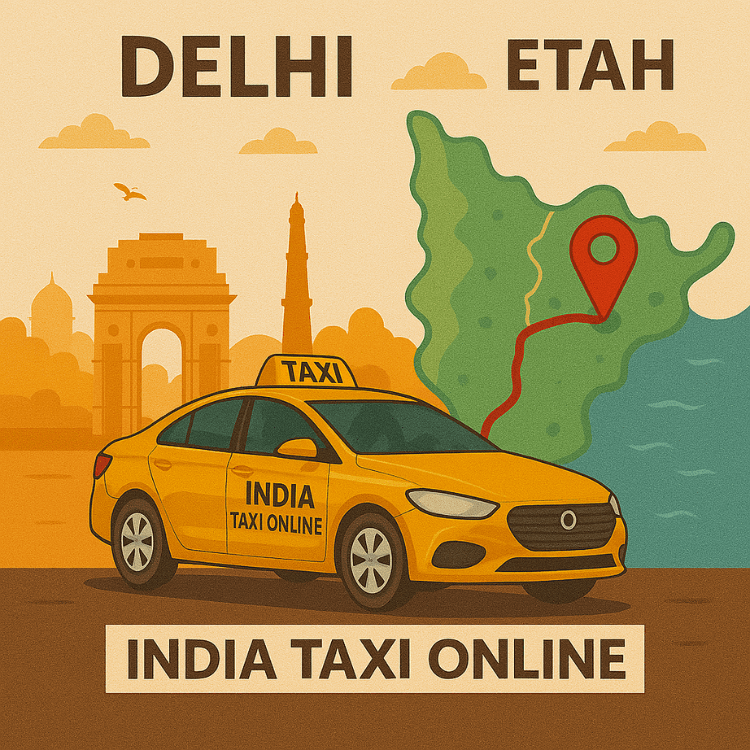 Delhi to Etah Taxi