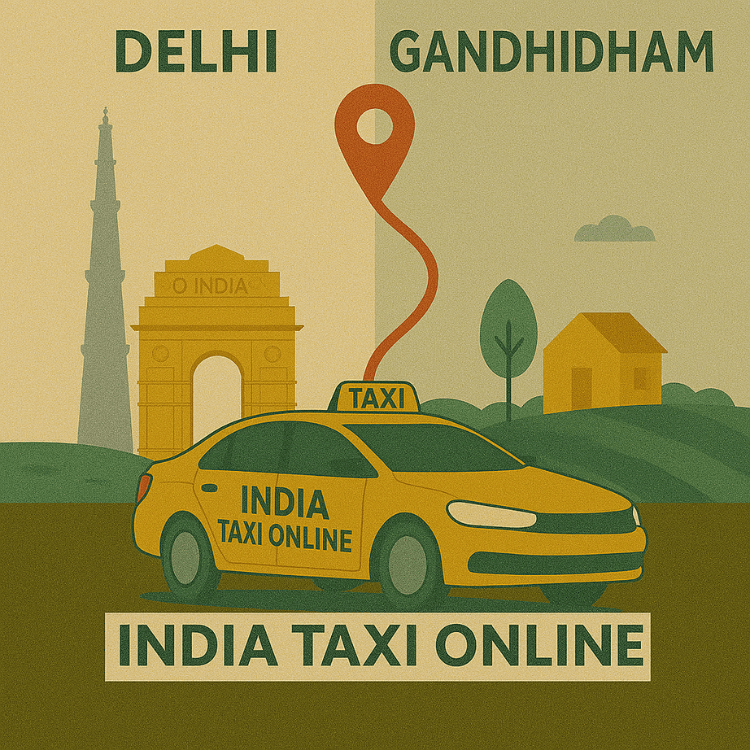 Delhi to Gandhidham Taxi