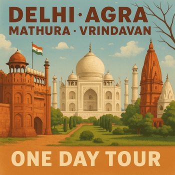 Delhi to Agra Mathura Vrindavan One Day Tour