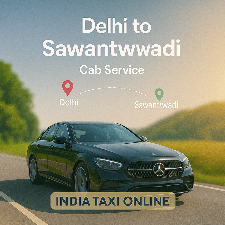 Delhi to Sawantwadi Cab Service
