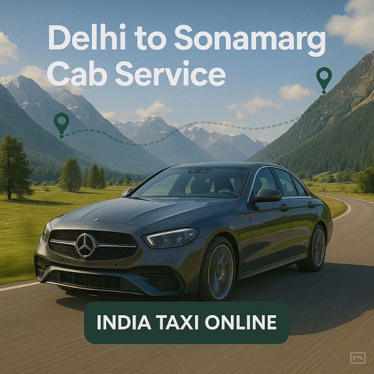 Delhi to Sonamarg Cab Service
