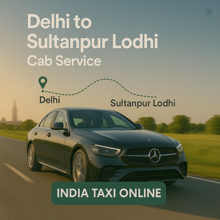 Delhi to Sultanpur Lodhi Cab Service