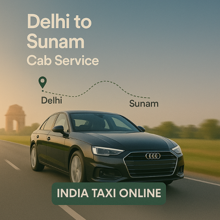 Delhi to Sunam Cab Service