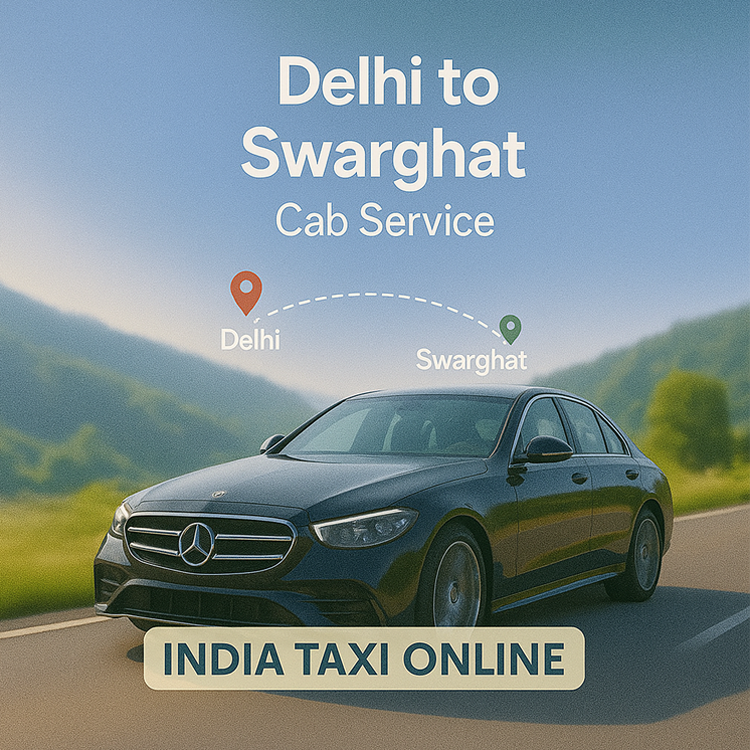 Delhi to Swarghat Cab Service