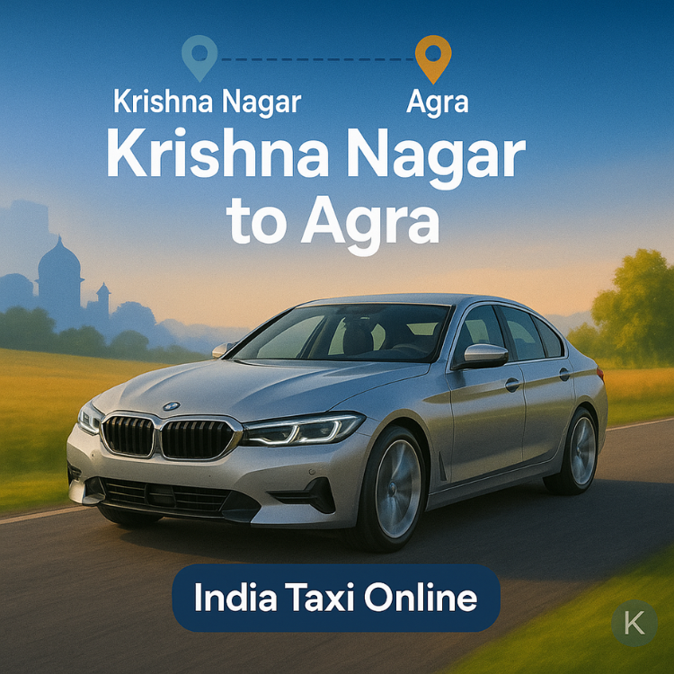 Krishna Nagar to Agra Taxi