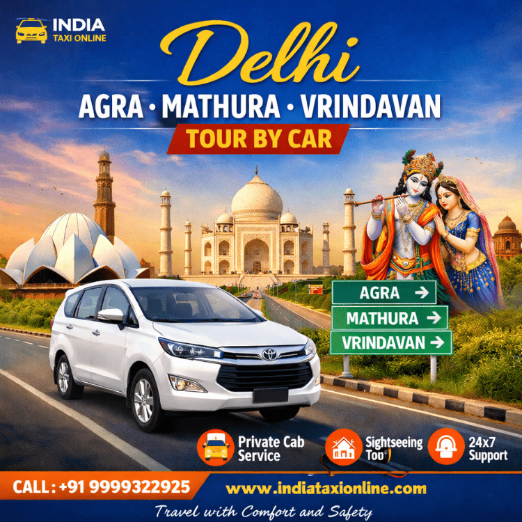 Delhi Agra Mathura Vrindavan Tour by Car Delhi Agra Mathura Vrindavan Tour by Car