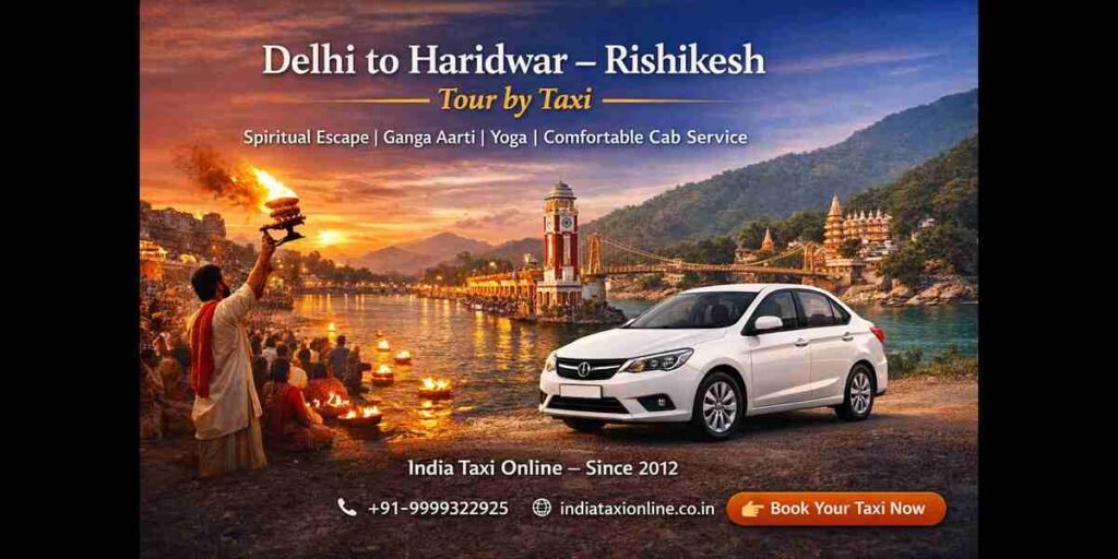 Delhi to Haridwar Rishikesh Taxi Tour