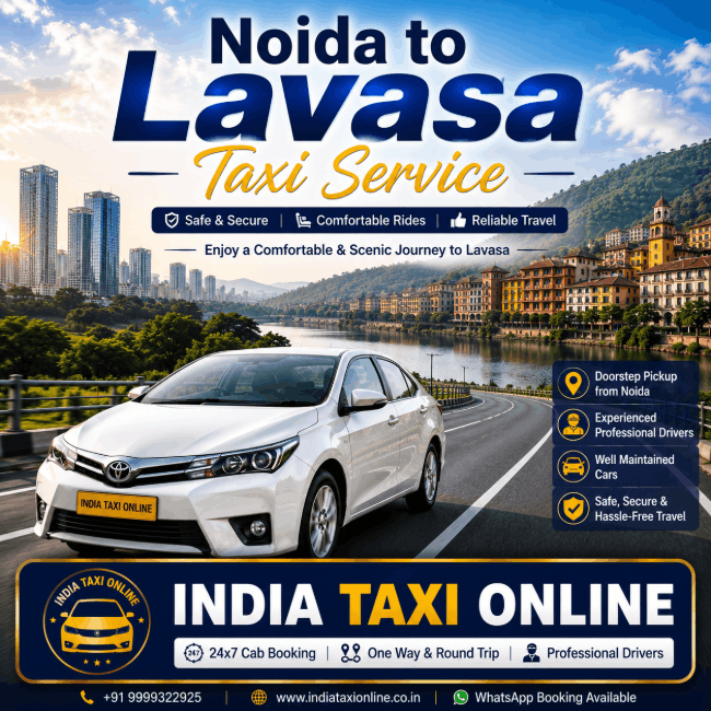 Noida to Lavasa Taxi Service