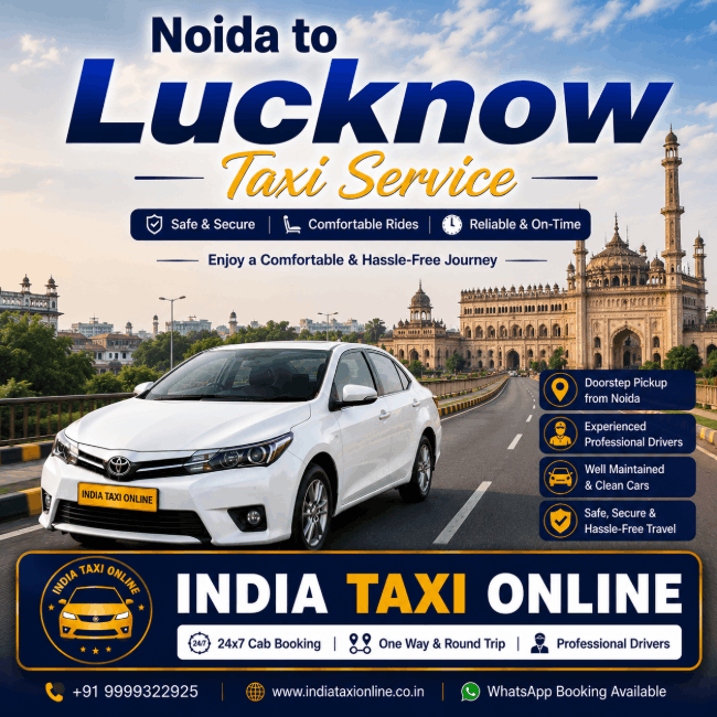 Noida to Lucknow Taxi