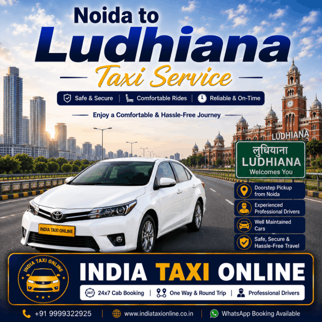 Noida to Ludhiana Taxi