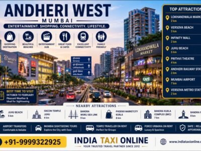 Andheri West Mumbai – Entertainment, Shopping and Lifestyle Andheri West in Mumbai featuring Lokhandwala, modern shopping centres, cafés, entertainment district and vibrant city streets