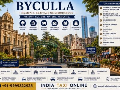 Byculla in Mumbai featuring Veermata Jijabai Bhosale Botanical Udyan, Dr. Bhau Daji Lad Museum, heritage buildings and lush gardens