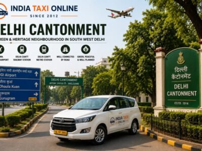 Tree-lined roads and peaceful surroundings in Delhi Cantonment with nearby transport connectivity