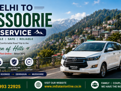 Delhi to Mussoorie Taxi Service