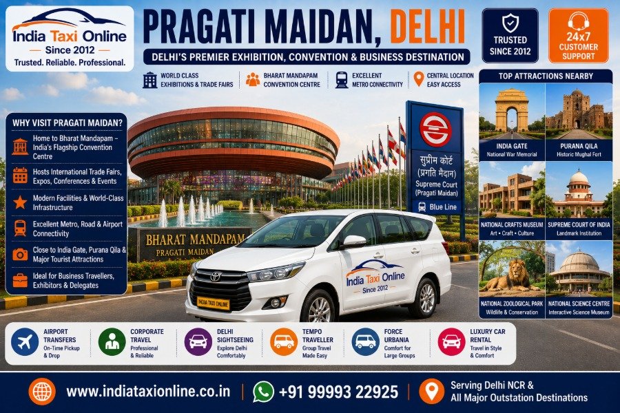 Bharat Mandapam at Pragati Maidan, exhibition complex, convention centre and Supreme Court Metro Station in New Delhi.
