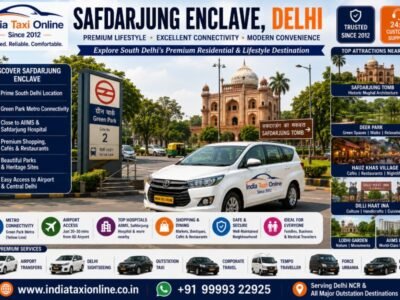 Safdarjung Enclave Delhi Travel Guide Safdarjung Enclave featuring premium residential streets, Green Park Metro, Safdarjung Tomb and South Delhi lifestyle.