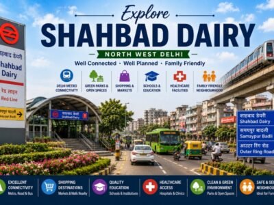 Shahbad Dairy Delhi Travel Guide Shahbad Dairy in North West Delhi featuring Shahbad Dairy Metro Station, residential neighbourhoods, NH-44 GT Karnal Road, local markets and modern urban development