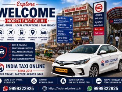 Welcome Metro Station in North East Delhi with local markets and reliable taxi services by India Taxi Online.