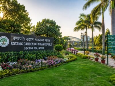 Botanical Garden of Indian Republic in Sector 38A Noida with lush botanical landscapes