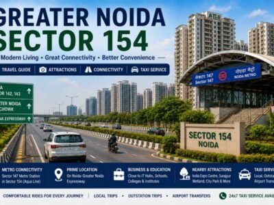 Greater Noida Sector 154 Travel Guide Sector 154 Noida beside the Noida Greater Noida Expressway with modern urban development and metro connectivity