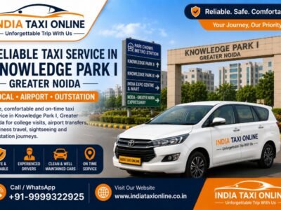 India Taxi Online taxi service in Knowledge Park I Greater Noida