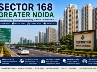Sector 168 Greater Noida Travel Guide Sector 168 Noida along the Greater Noida Expressway with modern residential towers and urban roads