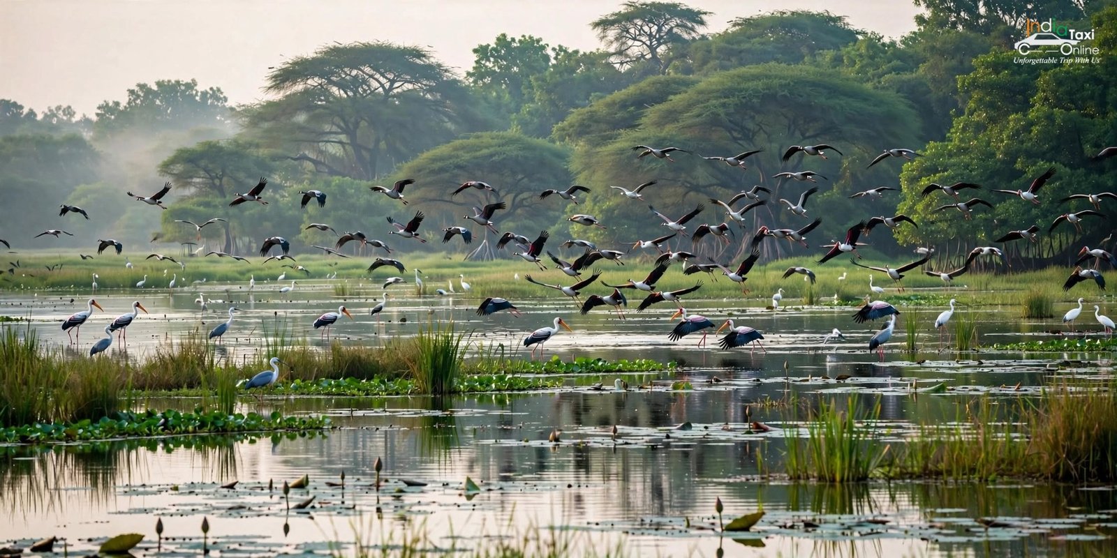 7 Best Weekend Getaways from Delhi Under 300 KM You Can Do in a Day 5 Bharatpur Keoladeo National Park wetlands with migratory birds - nature best weekend getaways from Delhi