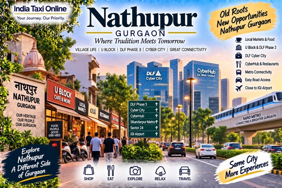 Nathupur Gurgaon — where traditional village character meets modern DLF Phase 3 and Cyber City.