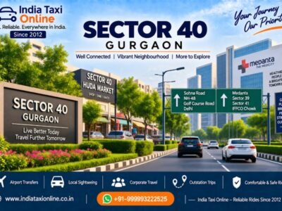 Sector 40 Gurgaon – India Taxi Online Sector 40 Gurgaon with modern residential streets, greenery and city connectivity
