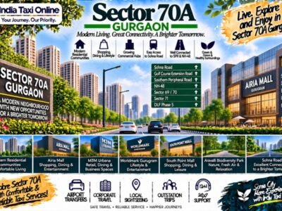 Sector 70A Gurgaon – Sohna Road & Travel Guide Sector 70A Gurgaon with modern residential towers, Sohna Road connectivity, contemporary buildings and green surroundings