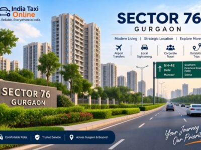 Sector 76 Gurgaon – New Gurgaon and NH-48 Sector 76 Gurgaon with modern residential buildings and road connectivity