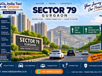 Sector 79 Gurgaon residential locality near NH-48 and the Aravalli foothills