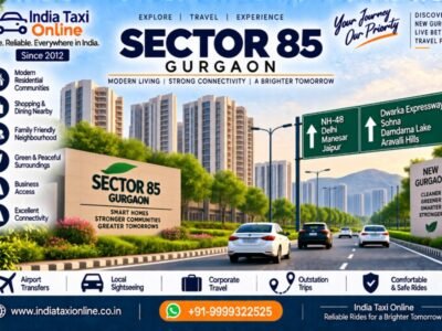 Sector 85 Gurgaon with modern residential towers, NH-48 and Dwarka Expressway connectivity