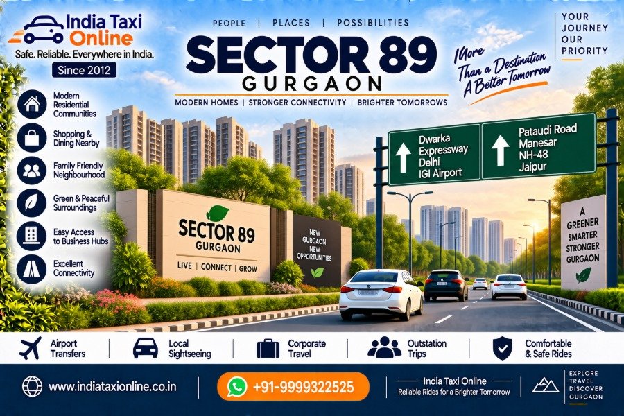Sector 89 Gurgaon with modern residential communities, Dwarka Expressway and Pataudi Road connectivity