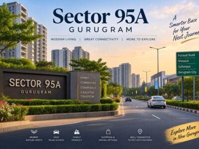 Sector 95A Gurugram Travel Guide Sector 95A Gurugram with modern residential development and Pataudi Road surroundings