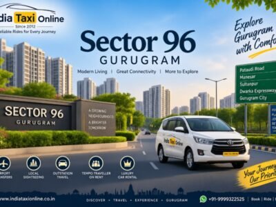 Sector 96 Gurugram with modern residential development and landscaped roads in New Gurugram