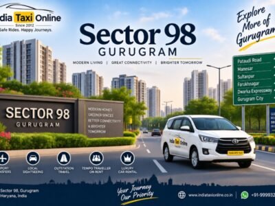 Sector 98 Gurugram Travel Guide Sector 98 Gurugram with modern development, landscaped roads and New Gurugram surroundings